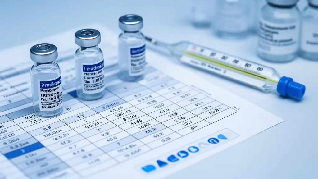 Peptide Storage Temperature Chart