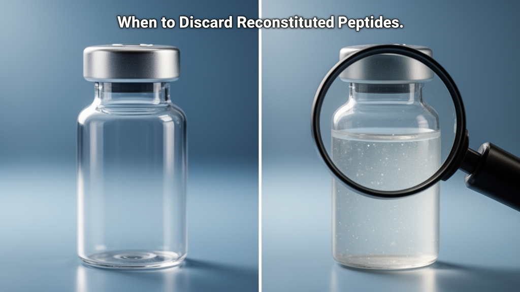 Visual Inspection Guide: When to Discard Reconstituted Peptides